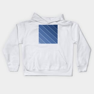 Copy of Ocean blue strips Kids Hoodie